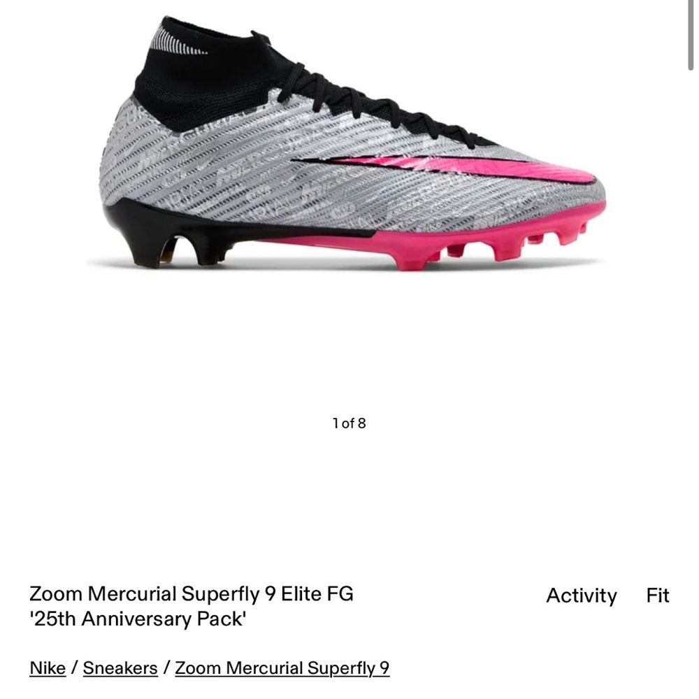 Nike Zoom Mercurial Superfly 9 Elite FG Soccer Cleats